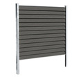 Kirkedal galvaniseret hegn K2 startsæt 180 x 180 cm